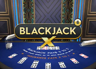 Blackjack X 6 - Azure - POCKETSLOT777